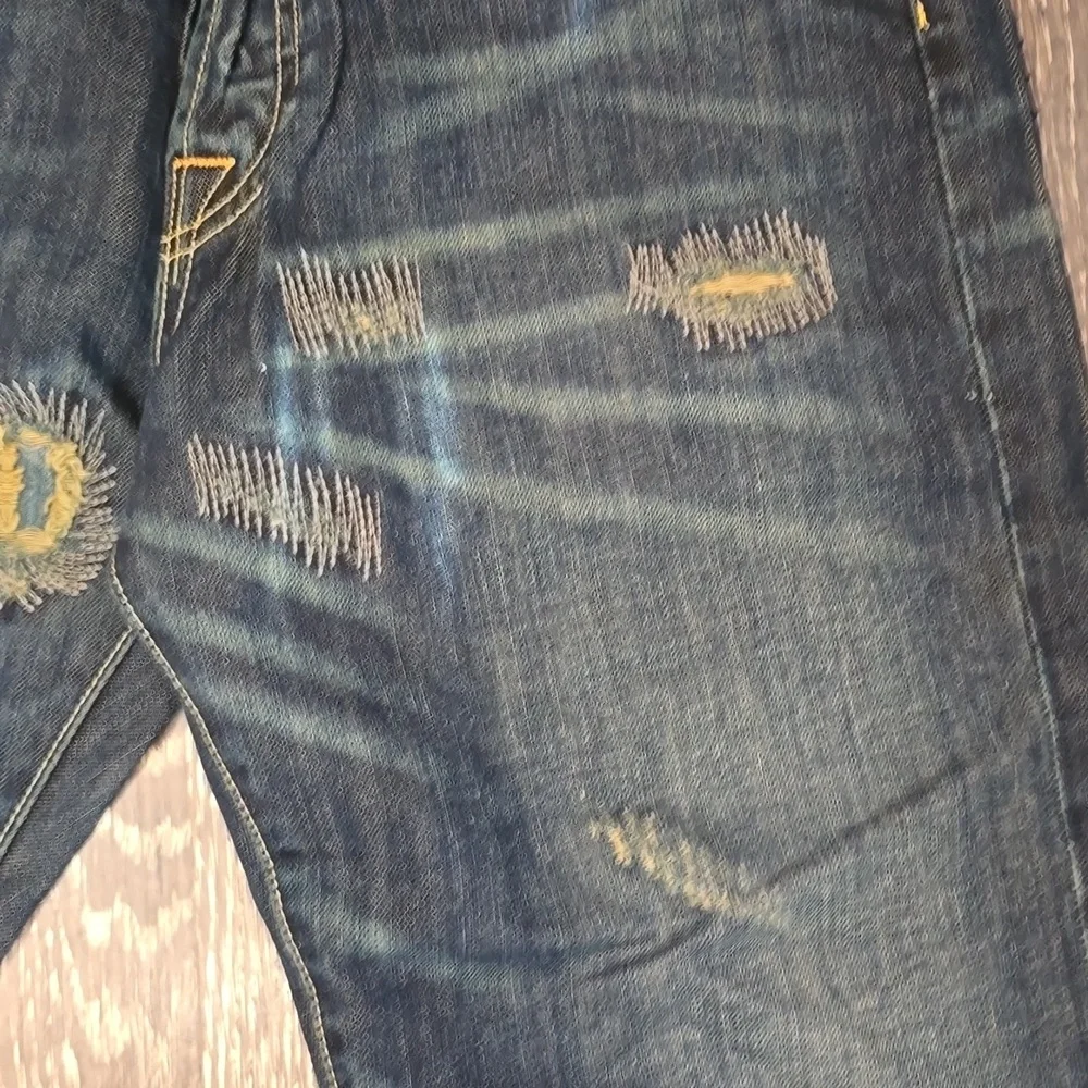 SOLD on M.ercari!! Ed Hardy Signature Logo Tiger Denim Men Size 32W 34L NWT - Picture 6 of 9